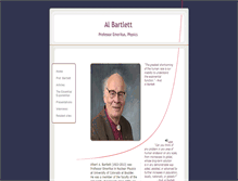 Tablet Screenshot of albartlett.org